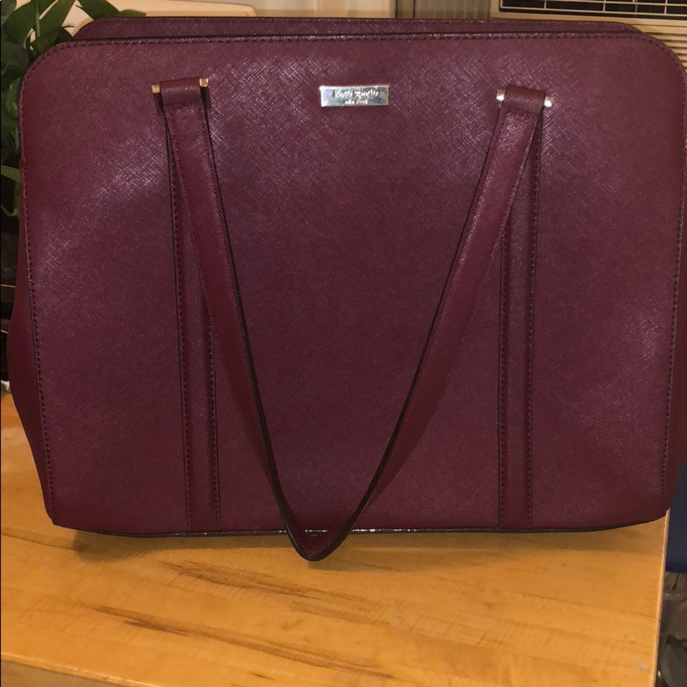 Kate Spade Saffiano Double Zip Leather Tote